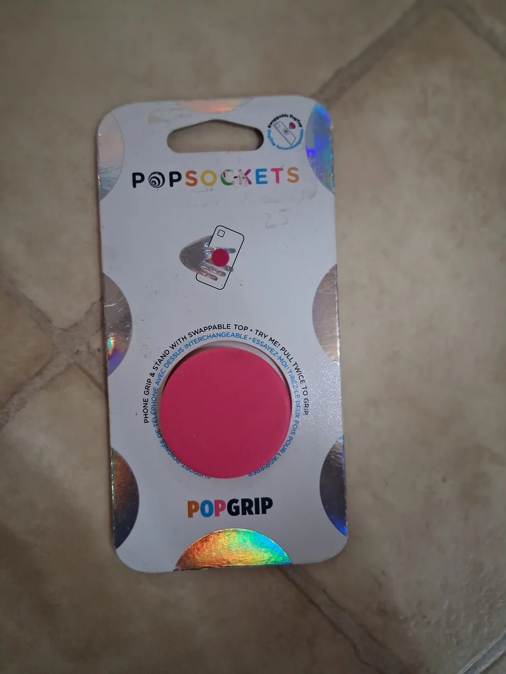 PopSockets PopGrip Pink Phone Grip Holder